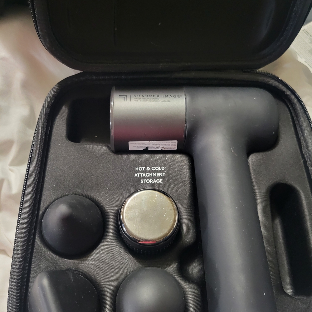 Sharper Image Black Percussion Massager